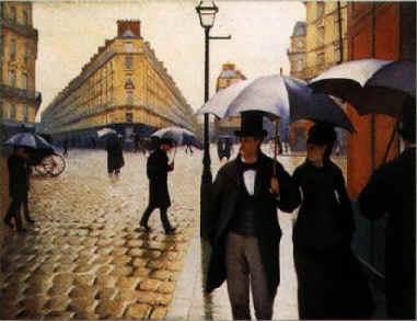 Gustave Caillebotte Paris Street, Rainy Weather